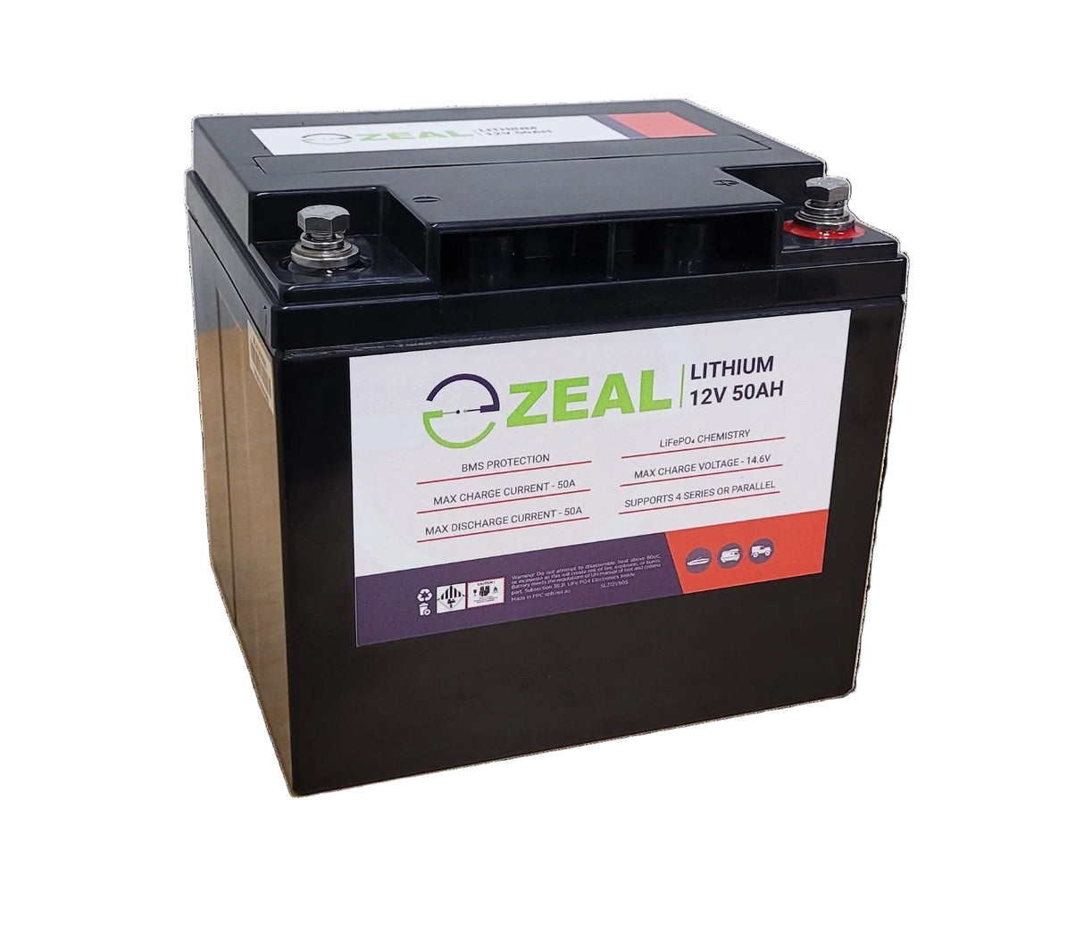 Zeal Lithium 12V50AH
