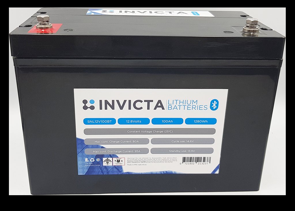 Invicta Lithium 12V100AH BLUETOOTH