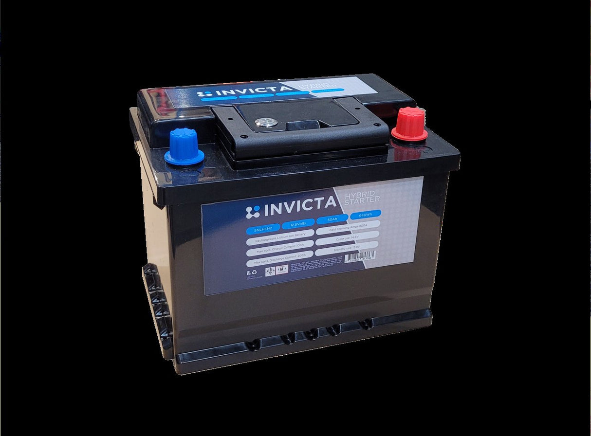 Invicta Hybrid Lithium LN2 12V 50Ah 800CCA