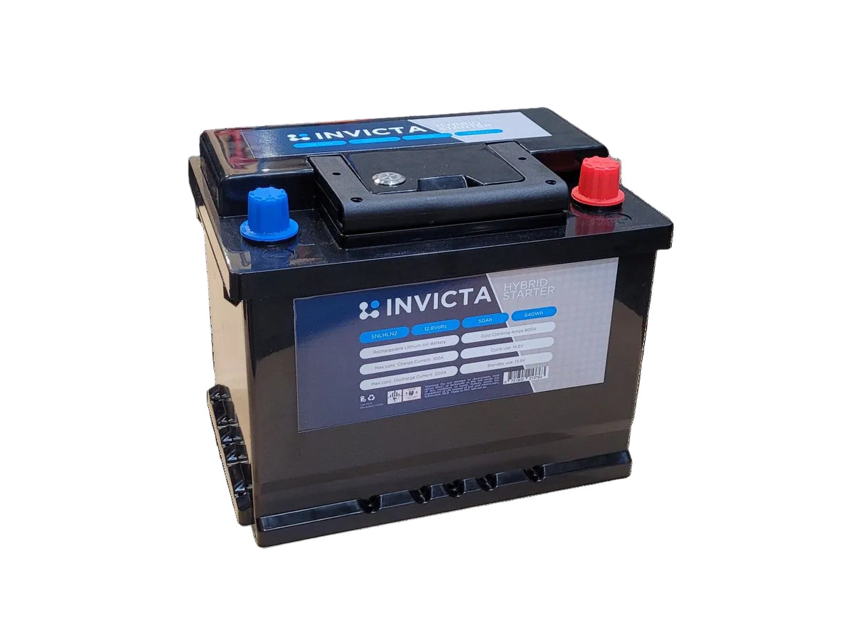Invicta Hybrid Lithium LN2 12V 50Ah 800CCA