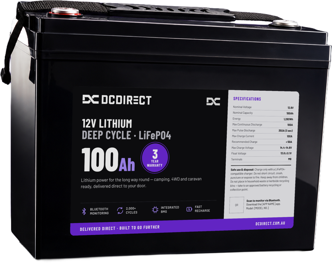 DC Direct Lithium 100Ah