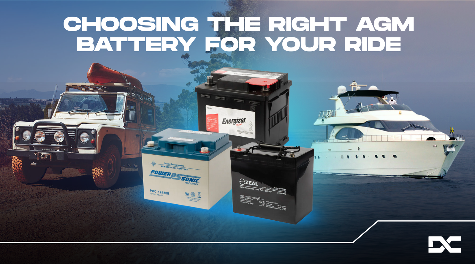 How to Select the Best AGM Battery for Your Vehicle or Boat