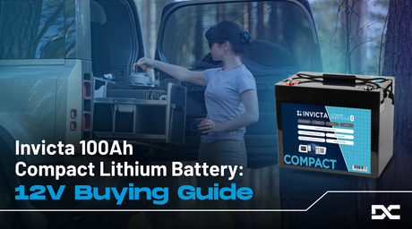 Invicta 100Ah Compact Lithium Battery: Big 12V Power for Tight Touring Setups