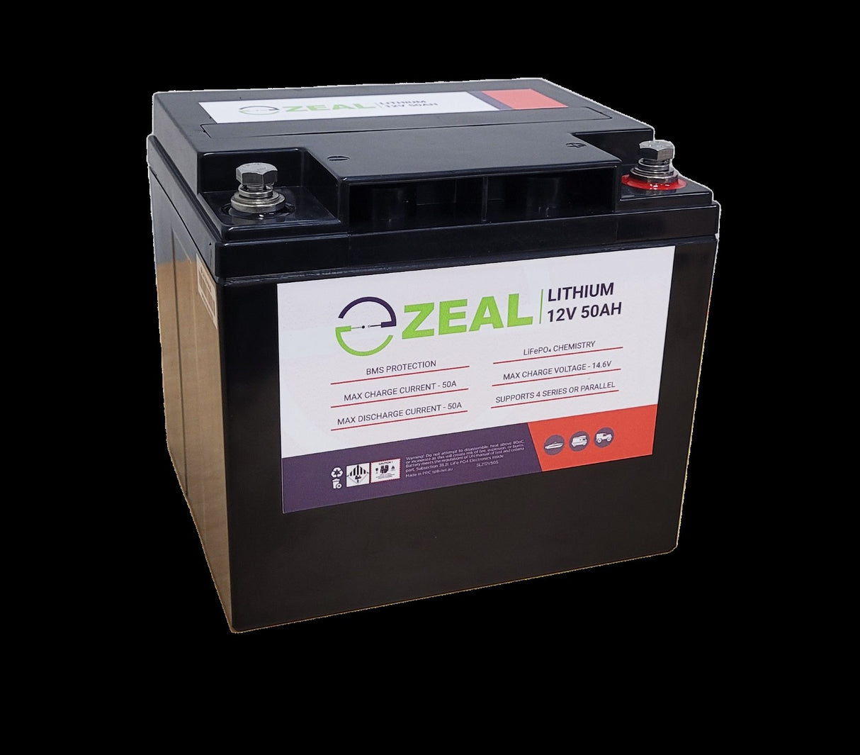 Zeal Lithium 12V50AH