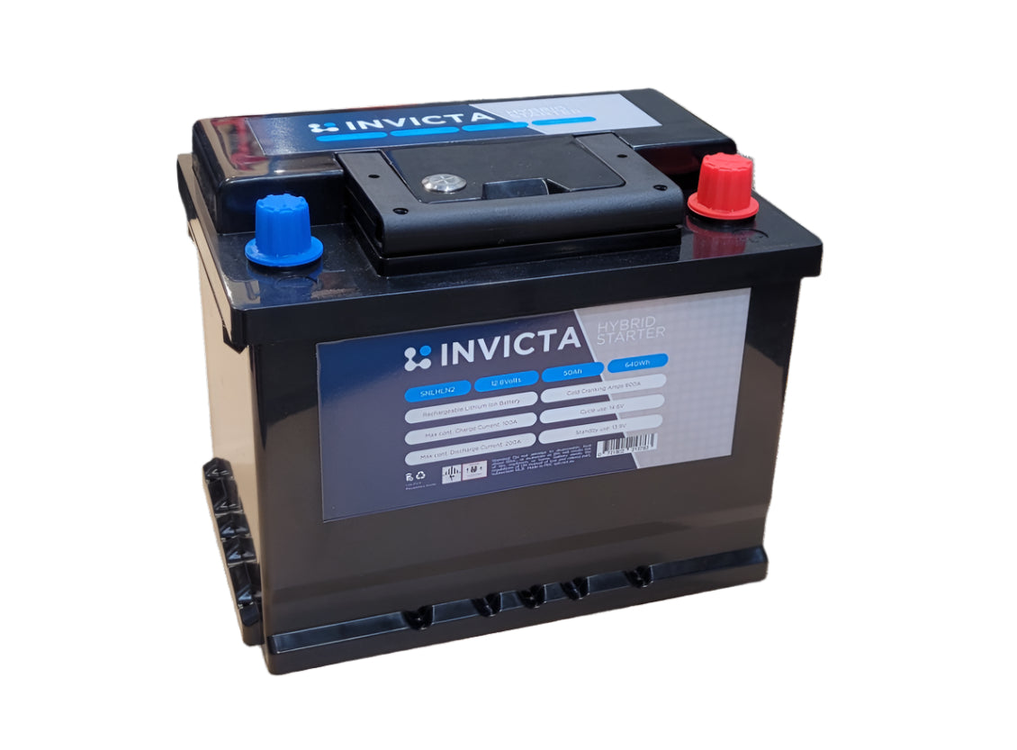 Invicta Hybrid Lithium LN2 12V 50Ah 800CCA