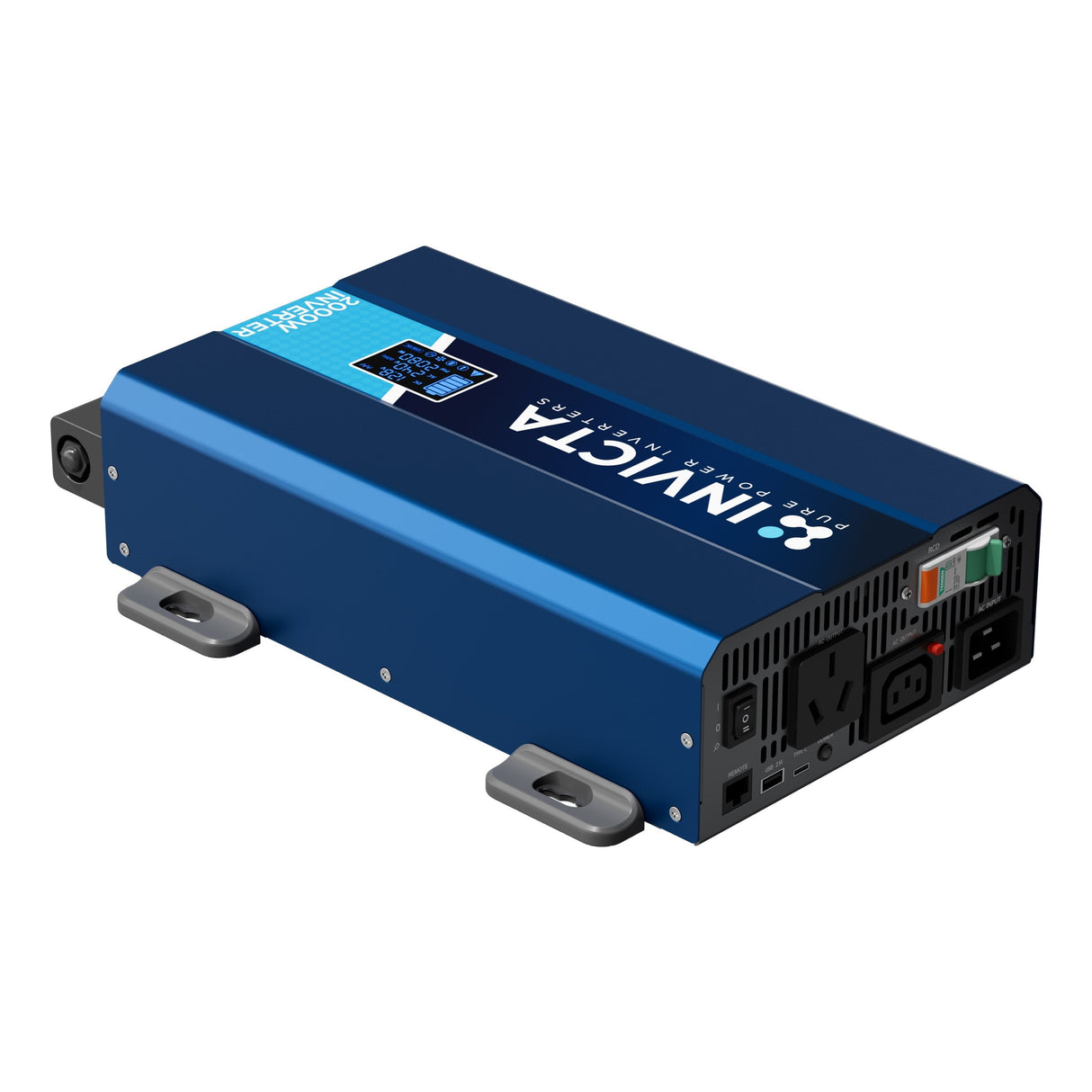 Invicta Inverter 12V-230V 2000W-ATS-RCD