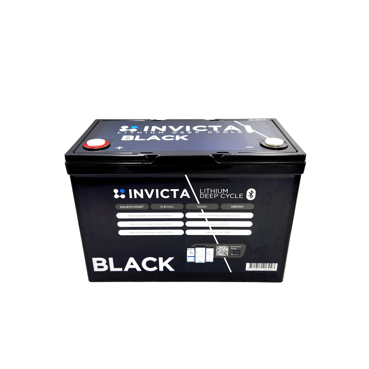 Invicta Black 12V100AH BT