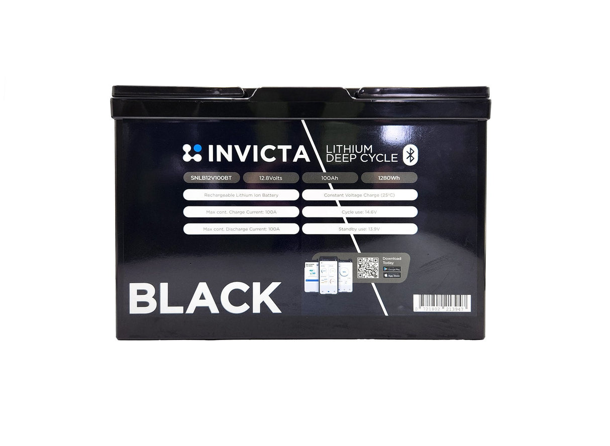 Invicta Black 12V100AH BT