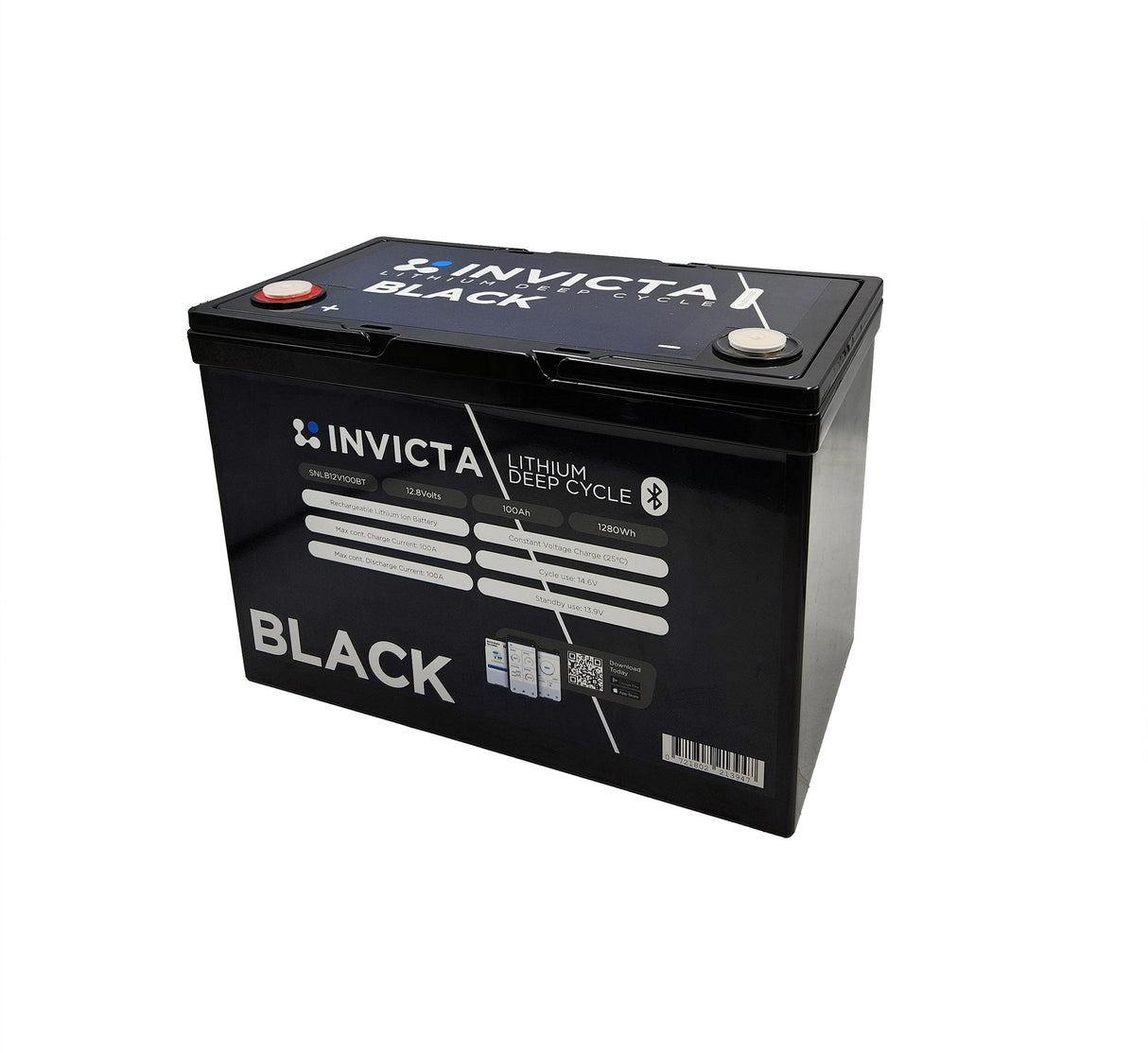 Invicta Black 12V100AH BT