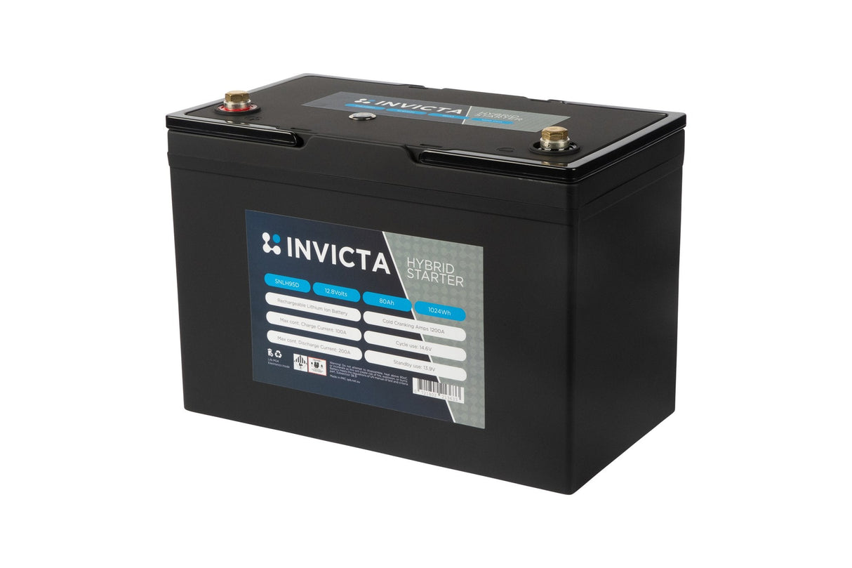 Invicta Hybrid Lithium 95D 12V 80Ah 1200CCA