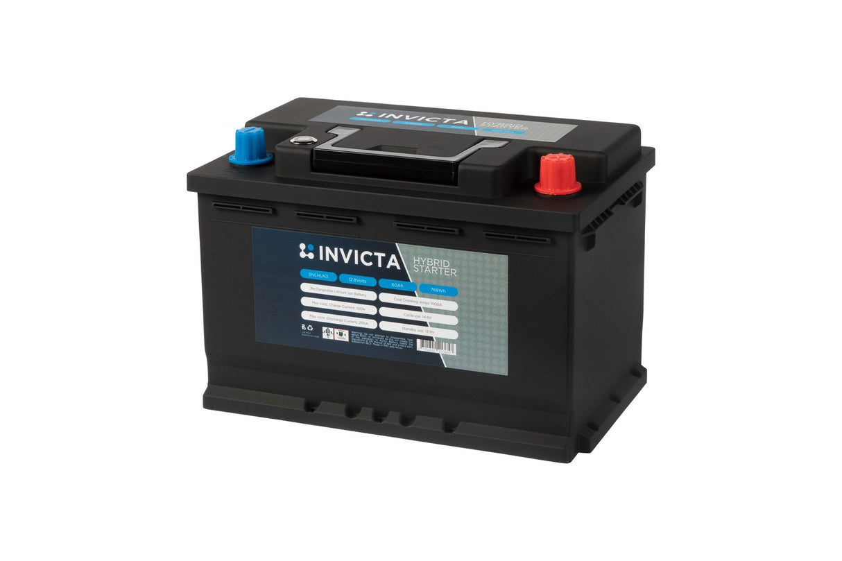 Invicta Hybrid Lithium LN3 12V 60Ah 1000CCA