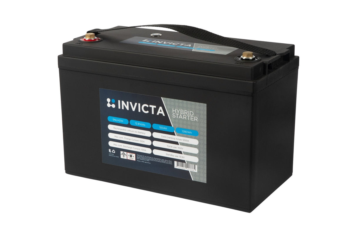 Invicta Hybrid Lithium P31H 12V 100AH 1200CCA