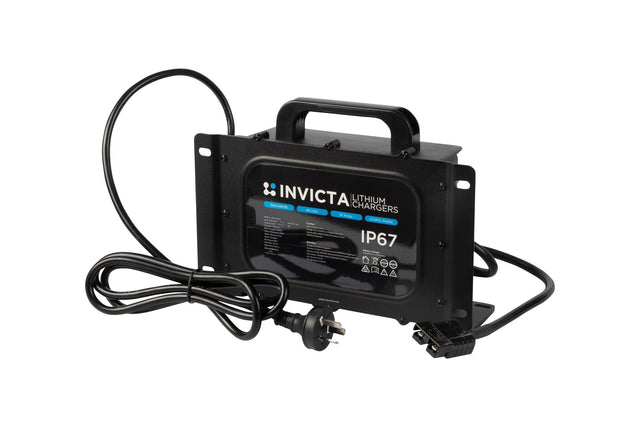 Invicta Lithium Heavy Duty IP67 Charger 48V 18Amp