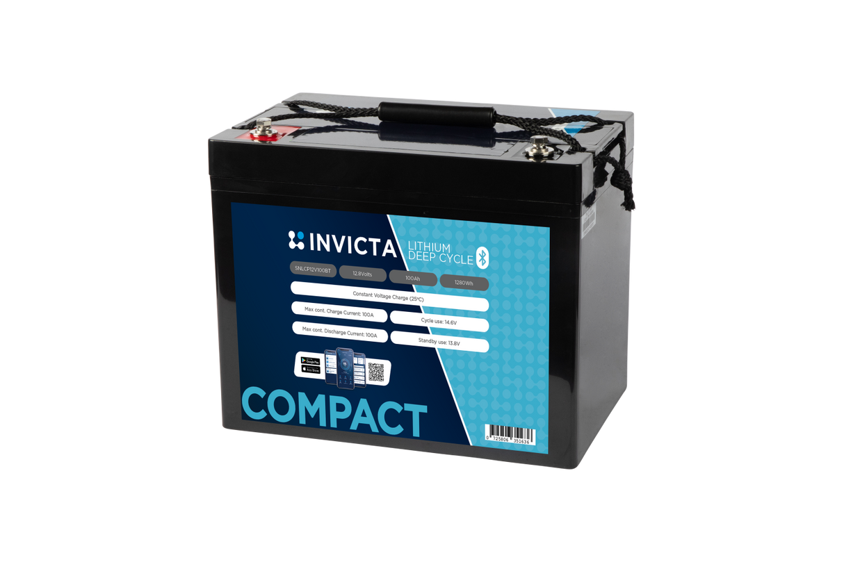 INVICTA LITHIUM COMPACT 12V100AH BT