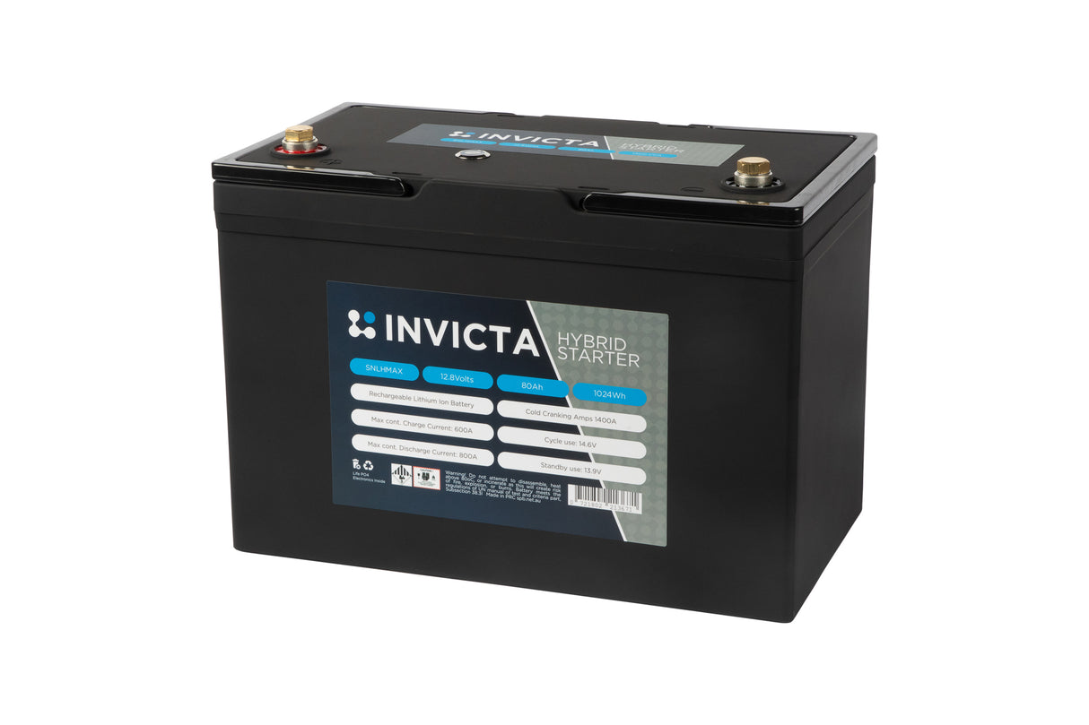 Invicta Hybrid Lithium Extreme Max R 12V 80Ah 1400