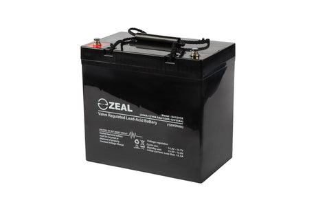 Zeal 12V 55Ah AGM