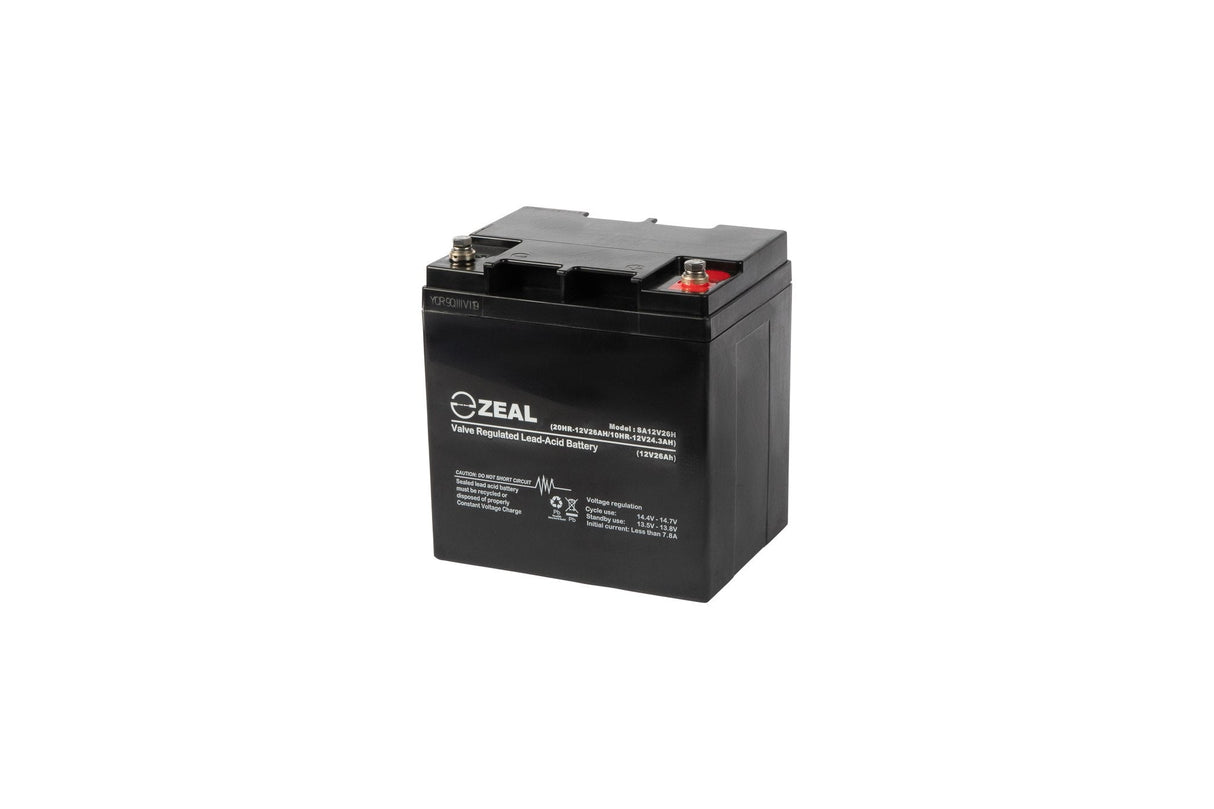 Zeal 12v 26Ah High Case AGM