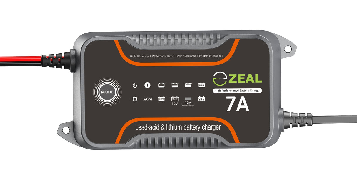 Zeal 7A Smart Charger 12v/24v (3.5A)