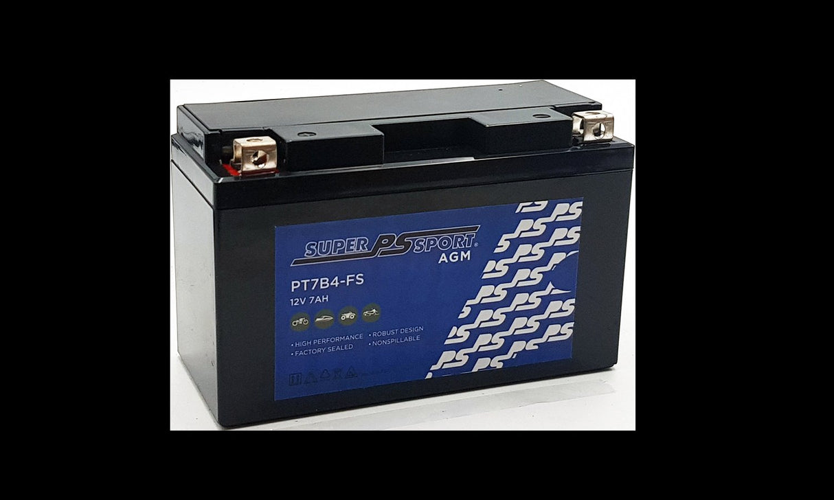 PT7B4-FS  (YT7B-BS) Motorcycle Battery